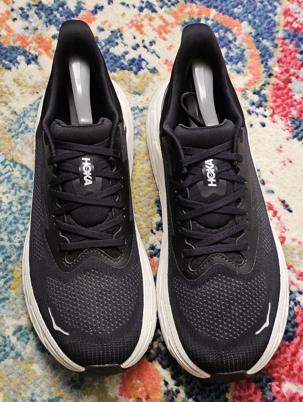 Hoka One One Arahi 7 Mens Shoes Size 11 Black White Sneakers Lace Up